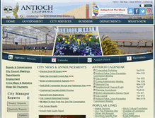 Tablet Screenshot of ci.antioch.ca.us